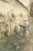 Carl Larsson The Old Wall France oil painting artist